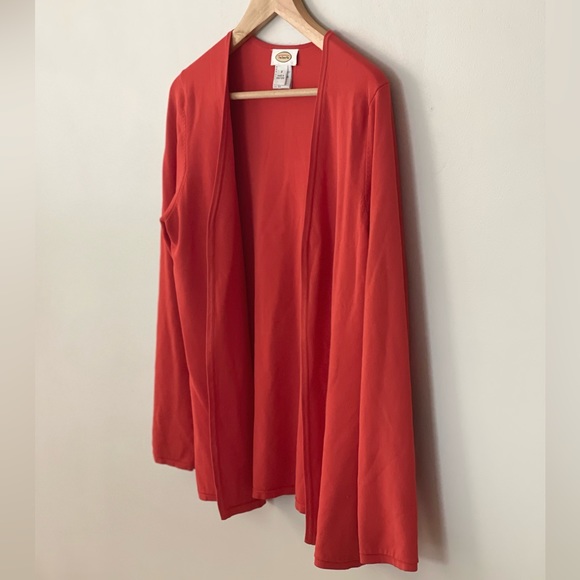 Talbots Orange Open Cardigan - Picture 4 of 9